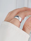 Sterling Silver 925 8mm Band Wide Unisex Ring - view 4