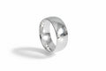 Sterling Silver 925 8mm Band Wide Unisex Ring - view 5