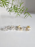 Sterling Silver Wrap Herkimer Diamond 925 Earrings - view 2