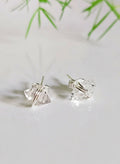 Sterling Silver Wrap Herkimer Diamond 925 Earrings
