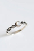 Sterling Silver Marquise Mother of Pearl Ring