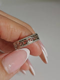 Sterling Silver 925 Swirl Ring - view 7