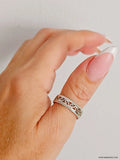 Sterling Silver 925 Swirl Ring - view 6