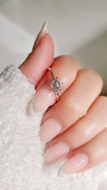 Sterling Silver Dainty Helm Nautical Ring - view 5