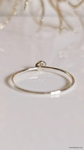 Dainty Black Onyx Sterling Silver Ring - view 5