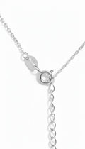 Sterling Silver Larimar Halo Pendant Necklace - view 3