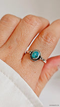 Sterling Silver 925 Genuine Bali Turquoise Ring - view 6