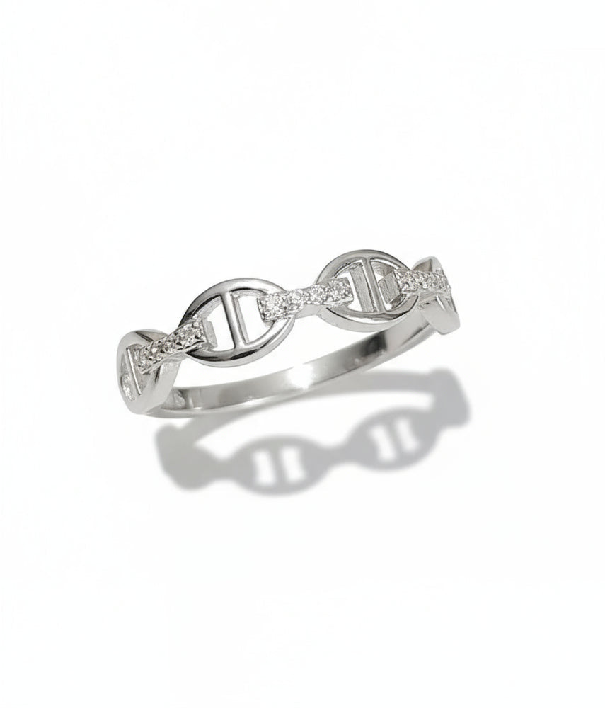Sterling Silver 925 Chain Ring