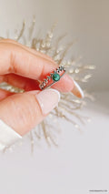 Sterling Silver Multi Band Turquoise Ring - view 5