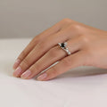 Sterling Silver Onyx Claddagh Ring - view 2