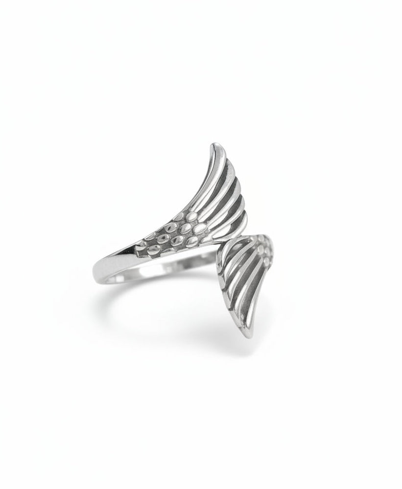 Wraparound Mermaid Sterling Silver Ring - view 3
