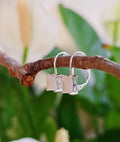 Sterling Silver 925 Mother of Pearl Dangling Earrings - view 5