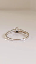 Sterling Silver Onyx Claddagh Ring - view 4
