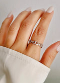 Sterling Silver Mariner Link Chain Ring - view 7