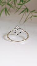 Sterling Silver Fleur de Lis Ring - view 7