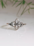 Sterling Silver Fleur de Lis Ring - view 6