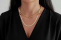 18K Gold Filled Herringbone Chain - view 2