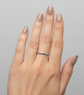 Sterling Silver Wedding, Promise Band Ring - view 4