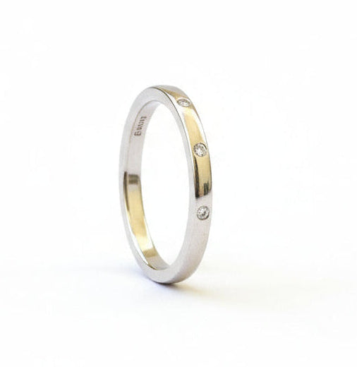 Sterling Silver Wedding, Promise Band Ring