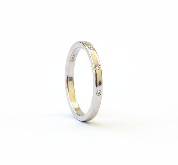 Sterling Silver Wedding, Promise Band Ring - view 5