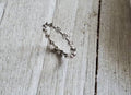 Minimalist Sterling Silver Dainty Eternity Band - view 8