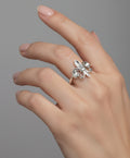 Fleur De Lis Sterling Silver Band Ring - view 2