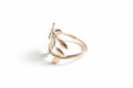 Sterling Silver Leaf Toe Ring - view 3