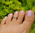 Sterling Silver Adjustable Moon and Stars Midi or Toe Ring - view 6