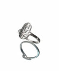 Sterling Silver 925 Hamsa Protection Ring - view 5