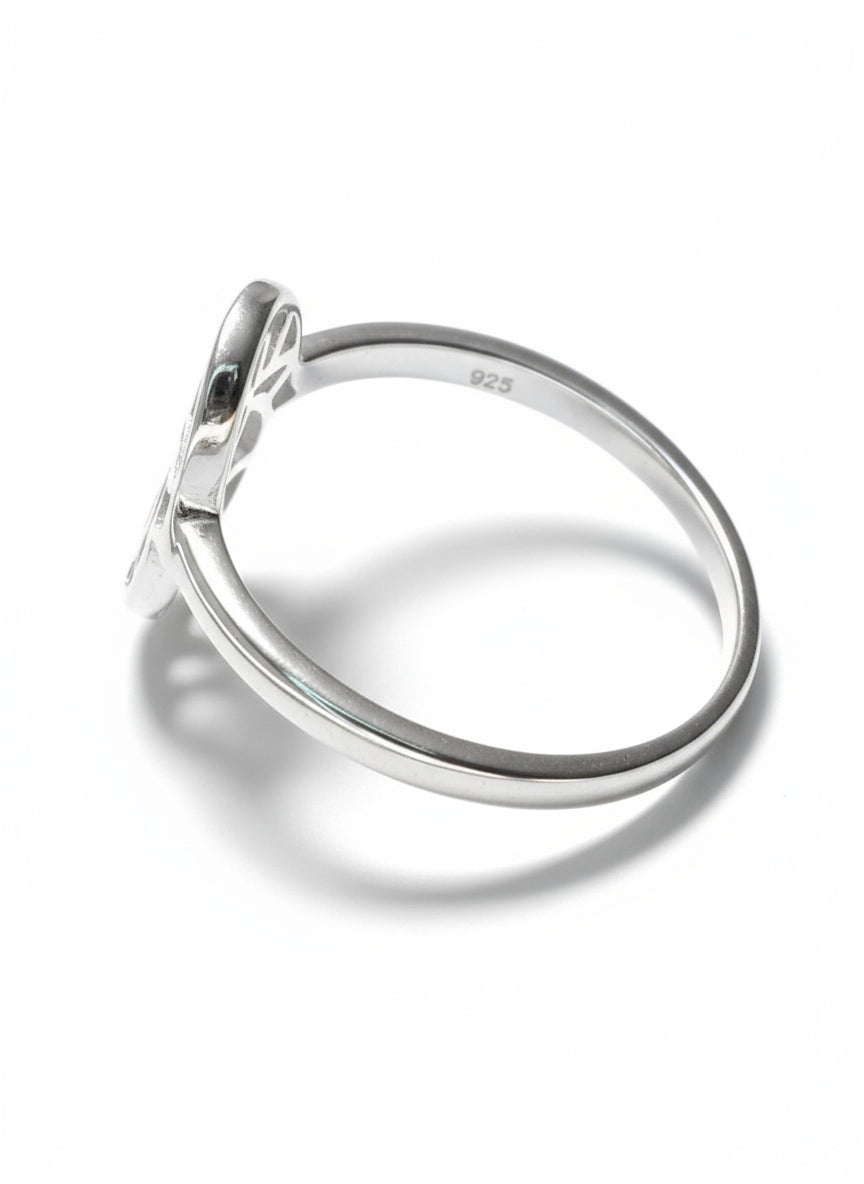 Sterling Silver 925 Hamsa Protection Ring - view 6