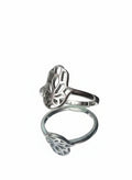 Sterling Silver 925 Hamsa Protection Ring - view 7