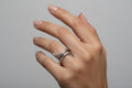 Curved Sterling Silver Ring - view 6