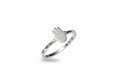 Sterling Silver Dainty Hamsa Hand Ring - view 3