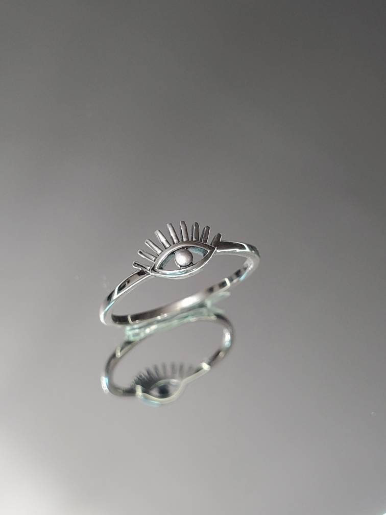 Sterling Silver Eye Ring - view 9