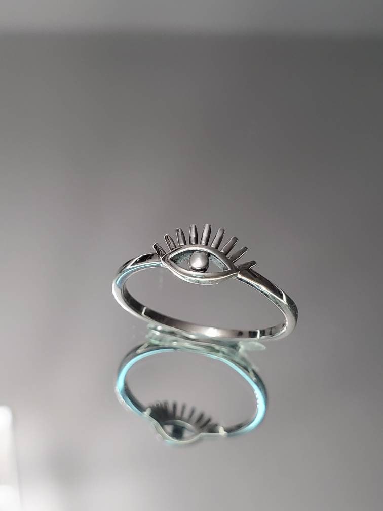 Sterling Silver Eye Ring - view 5