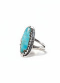 Sterling Silver Turquoise Stone Statement Ring