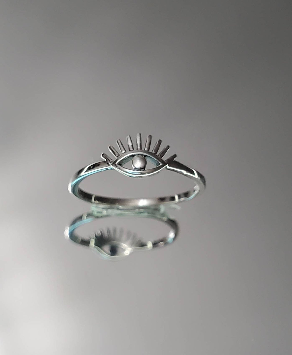 Sterling Silver Eye Ring - view 10