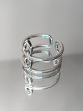 Adjustable Double Band Statement Ring - view 7