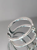 Adjustable Double Band Statement Ring - view 5