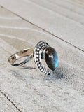 Labradorite Teardrop Ring - view 10