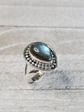 Labradorite Teardrop Ring - view 6