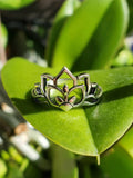 Sterling Silver Mandala Bali Ring - view 3