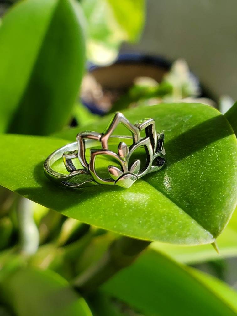 Sterling Silver Mandala Bali Ring - view 5
