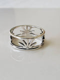 Sterling Silver Minimalist Sunset Ring - view 7