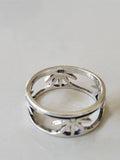 Sterling Silver Minimalist Sunset Ring - view 5