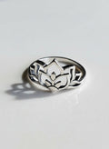 Sterling Silver Mandala Bali Ring - view 4