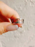 Sterling Silver Minimalist Sunset Ring - view 9