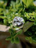Sterling Silver Plumeria Hawaiian Flower Ring - view 3