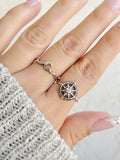 Dainty Wave Sterling Silver Ring - view 4