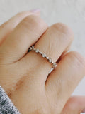 Sterling Silver Eternity Ring - view 2